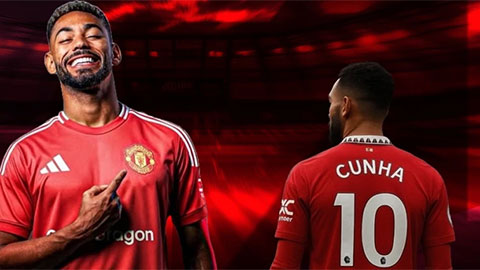  Matheus Cunha có mặc vừa áo số 10 của MU?