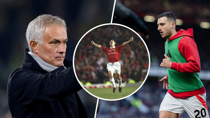 Mourinho từng khẳng định Dalot sẽ kế thừa áo số 2 của Neville