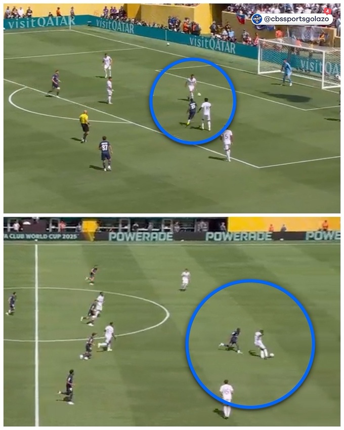 Real Madrid nhận 2 bàn thua trước PSG vì những sai lầm cá nhân của Asencio và Rudiger.