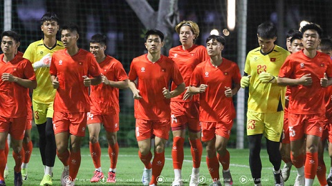 U23 Việt Nam tích cực tập luyện để hướng đến chức vô địch U23 Đông Nam Á thứ ba liên tiếp