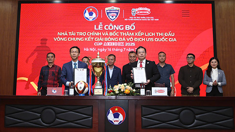  Hà Nội chung bảng với đương kim vô địch PVF ở VCK U15 Quốc gia - Cúp Acecook 2025