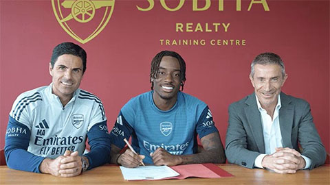  Arsenal công bố tân binh Noni Madueke