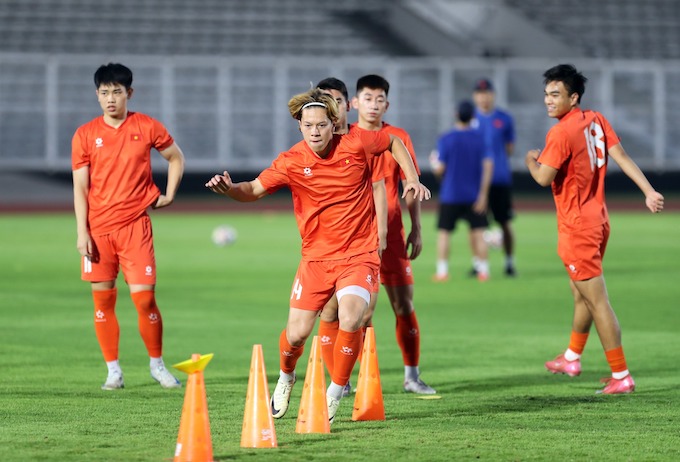 Mục tiêu của U23 Việt Nam là giành trọn 3 điểm. Ảnh: Anh Khoa