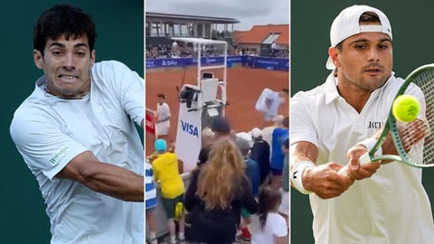  2 sao tennis chửi nhau kịch liệt, hẹn 'giải quyết ân oán' ngoài sân gây sốc ở giải ATP 250 Bastad 2025