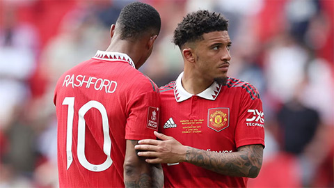  MU lặp lại điều khoản Sancho khi đẩy Rashford tới Barca