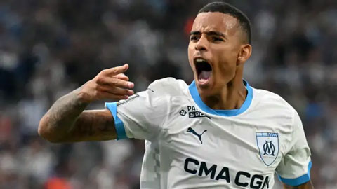  Mason Greenwood lập hat-trick trong 11 phút, giúp Marseille hủy diệt CLB Hà Lan
