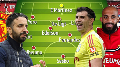  Ruben Amorim gấp rút hoàn thiện ‘siêu đội hình’ cho MU