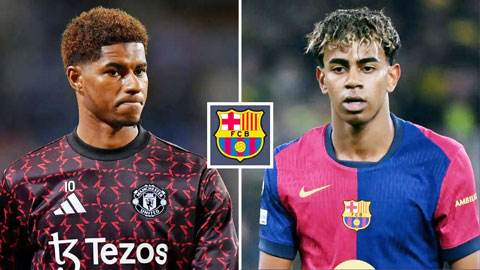  Yamal và 2 sao Barca không hài lòng với sự xuất hiện của Rashford