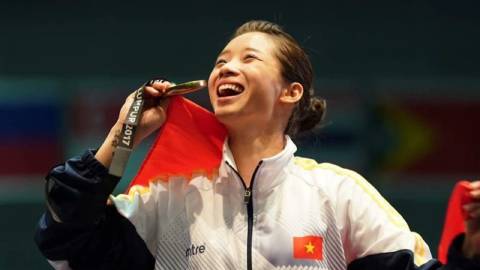  Kiều nữ kiếm thủ Dương Thúy Vi gánh hy vọng vàng cho Việt Nam tại World Games 2025