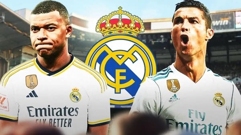  Mbappe sẵn sàng nối gót Ronaldo