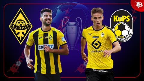  Nhận định bóng đá Kairat Almaty vs KuPS, 22h00 ngày 29/7: Chờ mưa gôn tại Ortalyq