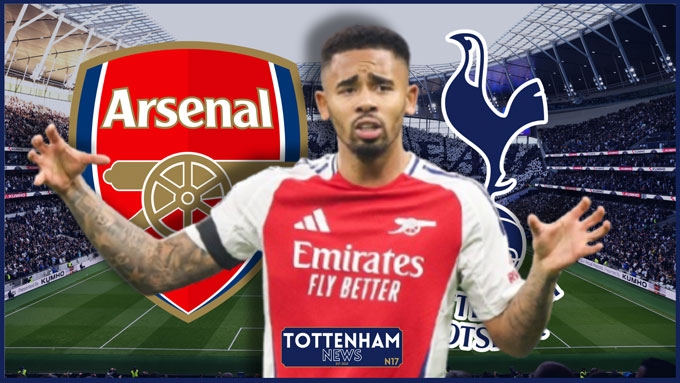 Tottenham muốn giải cứu Jesus khỏi Arsenal