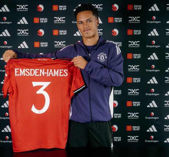 Emsden-James gia nhập lò đào tạo MU sau khi rời lò trẻ của Southampton