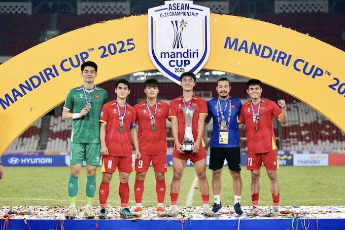 Chức vô địch của U23 Việt Nam luôn đi kèm với những khát vọng. Ảnh: Anh Khoa