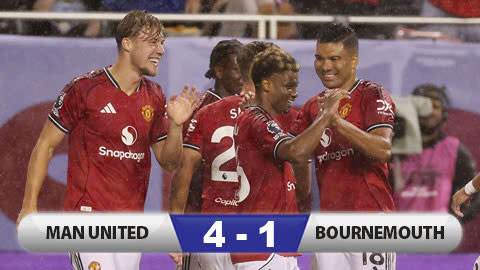  Kết quả MU 4-1 Bournemouth: Quỷ đỏ thắng tưng bừng