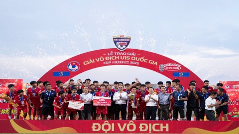  Chung kết giải U15 Quốc gia - Cúp Acecook 2025:  PVF bảo vệ thành công ngôi vương