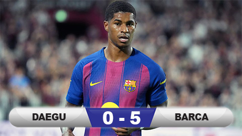  Kết quả Daegu 0-5 Barca: Blaugrana phô diễn sức mạnh