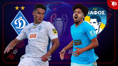 Nhận định bóng đá Dinamo Kiev vs Pafos, 01h00 ngày 6/8: Tận dụng địa lợi