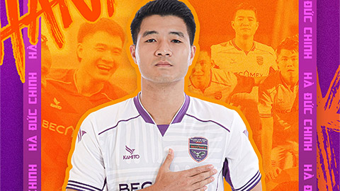  Hà Đức Chinh chia tay Becamex TP.HCM, gia nhập bến đỗ bất ngờ