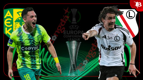  Nhận định bóng đá AEK Larnaca vs Legia Warszawa, 23h30 ngày 7/8