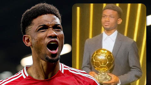 Sao MU đăng ảnh nhận Quả Bóng Vàng trên mạng xã hội