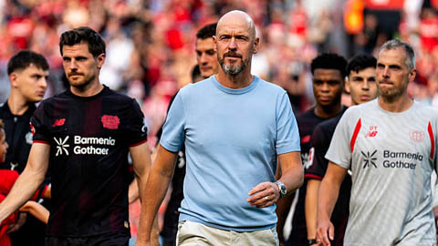  Ten Hag thắng trận thứ 3 liên tiếp với Leverkusen