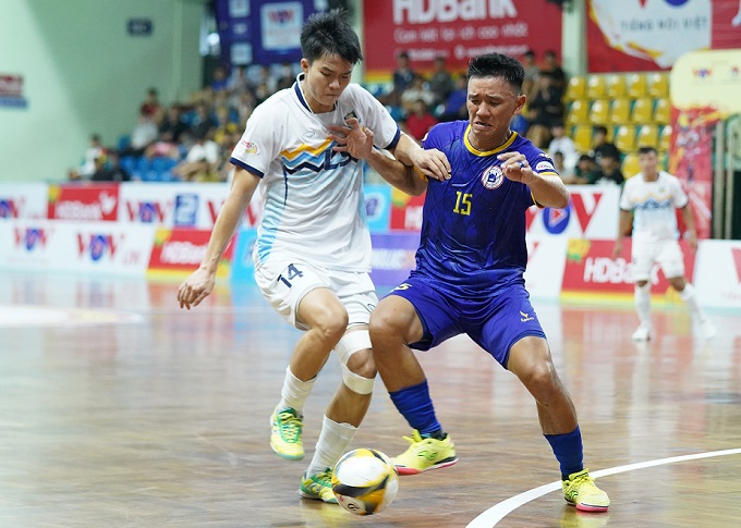 Thái Sơn Nam TP.HCM thắng đậm Tân Hiệp Hưng. Ảnh: CTV 