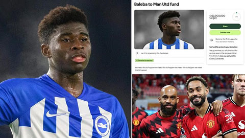  Fan MU kêu gọi lập quỹ giúp CLB chiêu mộ Baleba