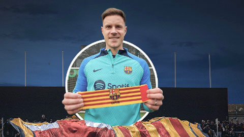  Barca 'quay xe' trao lại băng đội trưởng cho Marc-Andre ter Stegen
