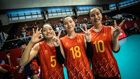  Bóng chuyền nữ U21 Việt Nam giành vé lịch sử ở giải thế giới