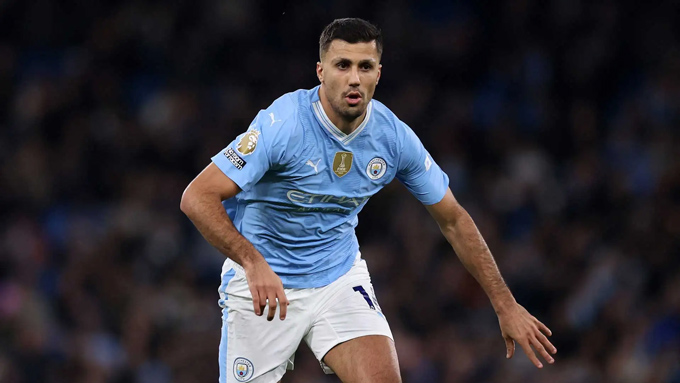 Rodri trong màu áo Man City