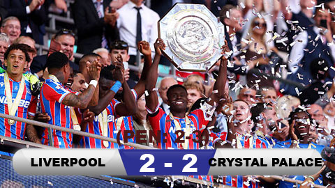  Kết quả Liverpool 2-2 (luân lưu 2-3) Crystal Palace: Palace giành Siêu cúp Anh 2025