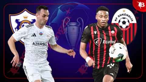  Nhận định bóng đá Qarabag vs KF Shkendija, 23h00 ngày 12/8: Chủ nhà có vé
