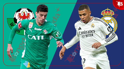  Nhận định bóng đá WSG Tirol vs Real Madrid, 00h00 ngày 13/8: Chạy đà hoàn hảo