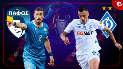  Nhận định bóng đá Pafos vs Dinamo Kiev, 00h00 ngày 13/8: Đi tiếp thành công!