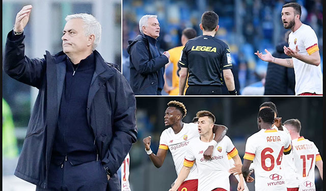Mourinho khi còn dẫn dắt Roma