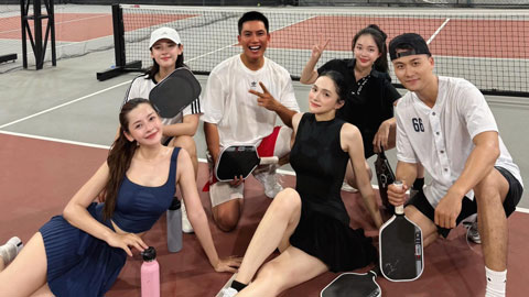  Chi Pu, Anh Tú & dàn sao showbiz đọ sắc trên sân pickleball