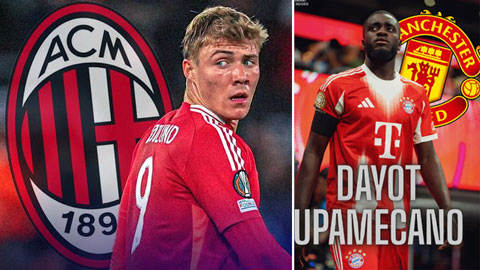  MU đồng ý cho Milan mượn Hojlund, bất ngờ nhắm trụ cột hàng thủ của Bayern