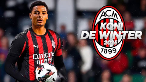  Koni De Winter, tân binh chiến lược của Milan