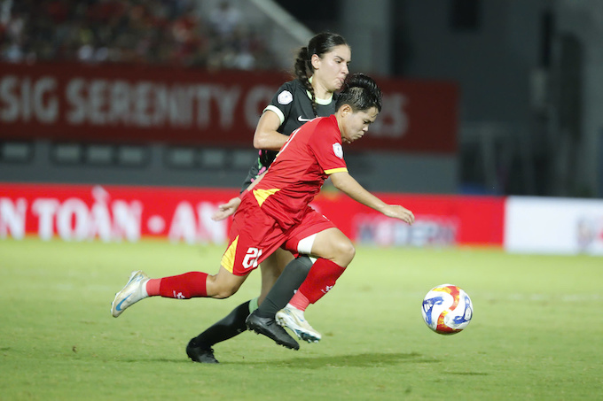 ĐT nữ Việt Nam đã dừng bước ở trận bán kết AFF Cup nữ 2025. Ảnh: Đức Cường 