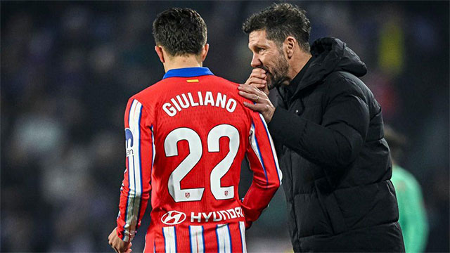 Giuliano Simeone là con trai của HLV Diego Simeone