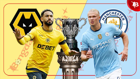  Trực tiếp Wolves vs Man City, 23h30 ngày 16/8