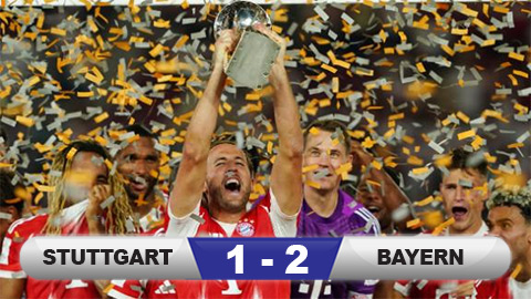  Kết quả Stuttgart 1-2 Bayern: Hùm xám vô địch Siêu cúp Đức