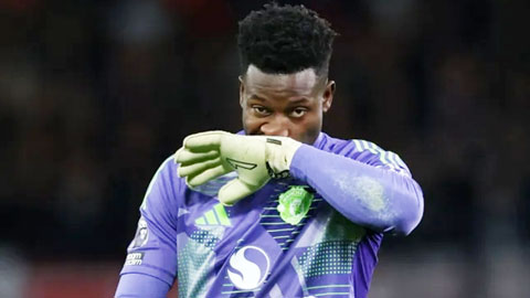  Andre Onana lo lắng về suất bắt chính tại MU trước trận gặp Arsenal