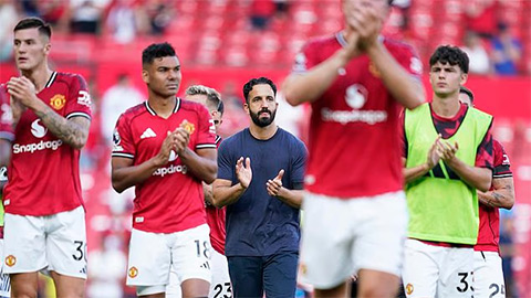  Amorim tự hào về học trò, bất mãn với bàn thua