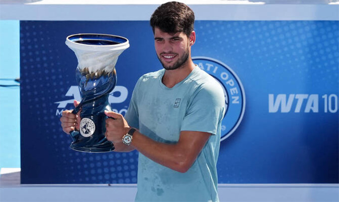 Alcaraz vô địch Cincinnati Open lần đầu tiên trong sự nghiệp