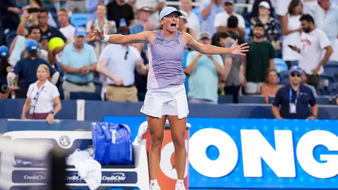Niềm vui của Iga Swiatek