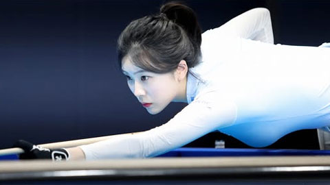  Nữ thần billiards Jeong Su-bin khiến fan mê mẩn, thi đấu chói sáng tại LPBA Tour