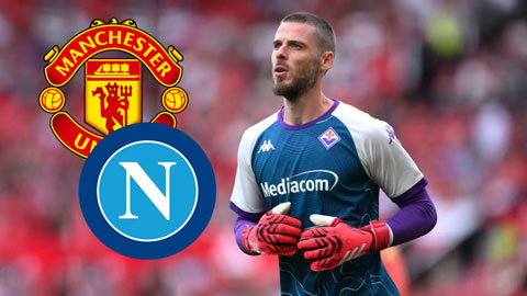  David de Gea được cả MU và Napoli chèo kéo