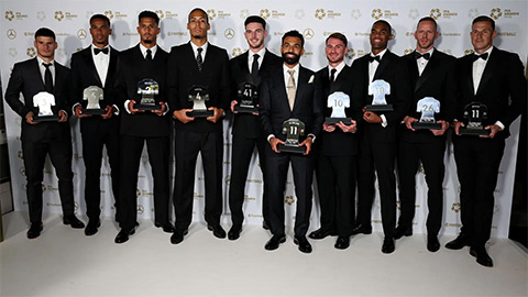  Liverpool và Arsenal áp đảo đội hình tiêu biểu Ngoại hạng Anh